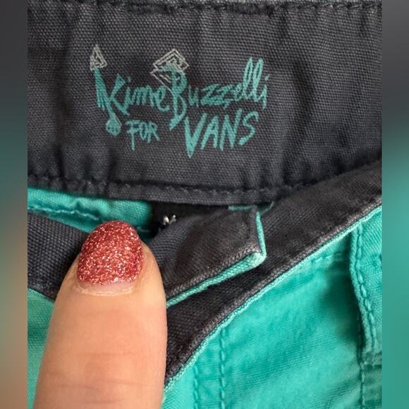 Vans X Kime Buzzelli wide leg stripe retro disco vibrant loud baggy pants y2k 90 - Picture 4 of 13